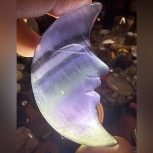 Fluorite Crescent Moon 🌙